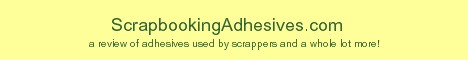Scrapbooking Adhesives
